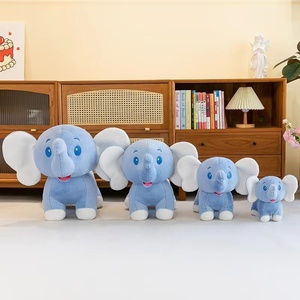 Peluche a Forma di <span class=keywords><strong>Elefantino</strong></span> Blu e Rosa, Adatto come Regalo per Bambini e Bambine - Product Image 2