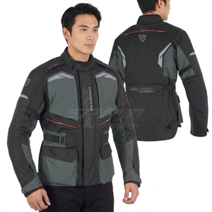 SAIS PRO เสื้อแจ็คเก็ตขี่มอเตอร์ไซค์สำหรับผู้ชาย แขนยาว กันลม สีดำ สีเทา อุปกรณ์กีฬามอเตอร์ไซค์สำหรับทุกฤดูกาล - Product Image 4
