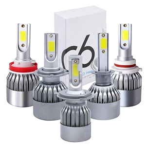 <span class=keywords><strong>C6</strong></span> <span class=keywords><strong>H4</strong></span>/H11/H7 12V Новые универсальные автомобильные светодиодные фары и противотуманные фонари - Product Image 1