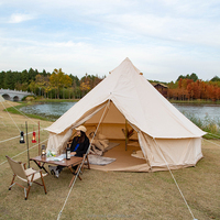 Tente en toile de camping extérieur 4 saisons tente safari de luxe tentes de luxe hôtel station glamping