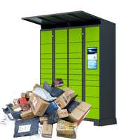 Casier de livraison de colis intelligent Express avec code à barres pour appartement supermarché