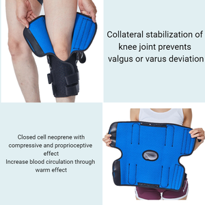 Attelle orthopédique professionnelle pour genou, support <span class=keywords><strong>externe</strong></span> de la rotule, pour fracture des ligaments et soutien des membres inférieurs - Product Image 4
