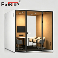 Cabine téléphonique silencieuse pour 1 personne, cabine acoustique de bureau, cabine insonorisée privée, petite salle de travail privée