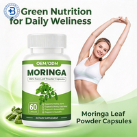 Capsules de poudre de Moringa OEM/ODM pour la santé des articulations, le soutien du métabolisme et du système immunitaire – Vente en gros de capsules de Moringa