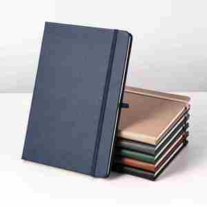 Libreta de Regalo Empresarial Personalizada al por Mayor, Diseño Personalizado, Alta Calidad, Tapa Dura A5, Correa de Cuero, con Impresión de Logotipo - Product Image 1