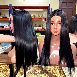 Cheap Human Hair <b>Wigs</b> Smooth Bone Straight <b>Wig</b> Human Hair Vietnamese Raw Hair Lace <b>Front</b> <b>Wigs</b> Transparent HD for Lace - Product Image 1