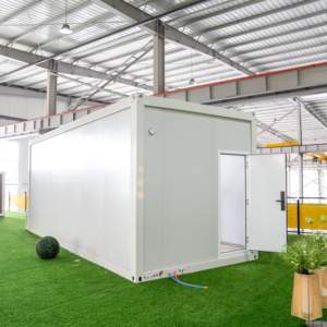 Conteneur en acier autonome Design traditionnel Plans <span class=keywords><strong>de</strong></span> maison Pack <span class=keywords><strong>plat</strong></span> pour Villa Hôtel Parc extérieur Entrepôt Kiosque Utilisation des toilettes - Product Image 1