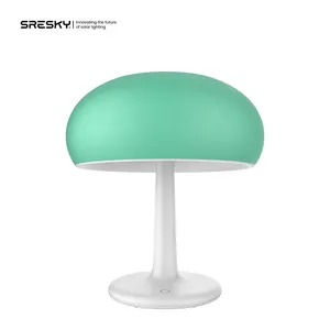 Solar table lamp 500lm cute design with touch Switch for yard table use
