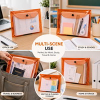 Pochette anti-poussière pour dossiers, classeur de rangement pour papeterie, organiseur de documents étanche, porte-documents, rangement de papiers, organiseurs de bureau