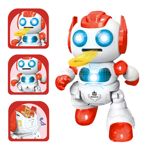 Robot télécommandé RC pour enfant, jouet électronique chantant, danse, mouvement, marche, lancement, soucoupe volante - Product Image 2