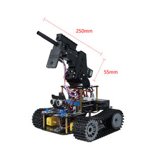 Realistic Tank Robot Kit with Programmable Obstacle <strong>Sensor</strong> for Mobile Control - Product Image 4