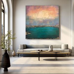 Art mural 3D contemporain, carré, abstrait, minimaliste, fantaisie, décoration personnalisée, art mural moderne pour la décoration de la maison et la galerie - Product Image 1