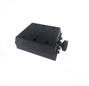 LSSJ-03-10WW personalizzare le dimensioni della piattaforma del goniometro lineare manuale OEM 120x130mm gamma di regolazione dell'angolo 10 gradi - Product Image 1