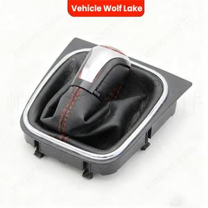 Funda de cuero para palanca de cambios de coche Vehicle Wolf Lake para Volkswagen Golf 6 de 6 velocidades - Product Image 1