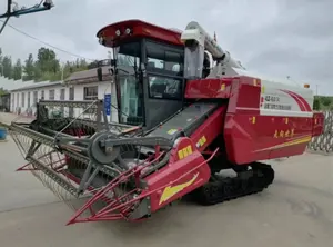 Récolte de céréales Machine efficace Moissonneuse-batteuse de riz