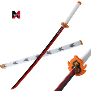 Juguete De Katana Catanas Espada Japanse Stijl Demonstreerde Een Moordenaar Rengoku Kyoujurou Anime Zwaard Speelgoed Zwaarden