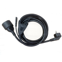 Câble d'alimentation pour ordinateur portable américain, cordon d'alimentation CA 3 fils IEC C13, rallonge pour ordinateur