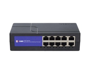 Conmutador POE de Plástico Serie GWS de 10 Puertos con 4KV - Product Image 1