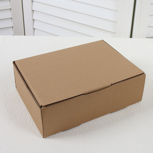 Glossy UV Lamination for Perfume Candle Gifts Display Brown Corrugated Paper Boxes Custom Printed Recycled Kraft Shipping Box - Product Image 3