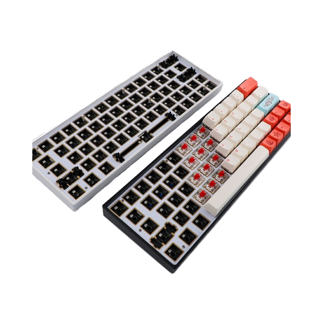 Hot Swappable RGB Mechanical Keyboard Kit Full-Key 64/75/87 Aluminum for Laptop New Mechanical Keyboard RGB