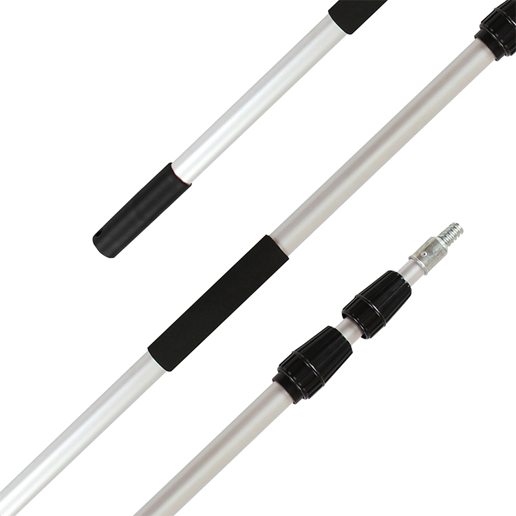 Aluminum 20 Foot Extension Pole with Out Twist Locking Clamps