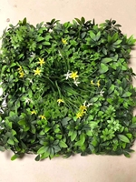 Mur végétal vertical en fleurs résistantes aux UV en plastique pour la décoration de la maison et du jardin
