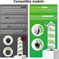 Pièces de rechange pour CrossWave Max HydroSteam Plus 2554/2554A/2590/2593/3515/35151/35152, lot de 3 rouleaux de brosses multi-surfaces