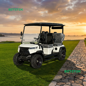 Carrito de Golf para 4 Personas, Breezy Drive, Asientos Espaciosos, Carrito de Golf Resistente para Resorts, para Carreteras No Públicas, DOT CE - Product Image 1