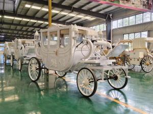 Carruaje Eléctrico Clásico Real de 4 Ruedas para Bodas y Parques de Atracciones, Color y Tamaño Personalizables - Product Image 2