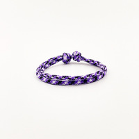 Vente chaude 3mm Nylon Corde Simple et Mode Noeud Péruvien Polyvalent, Réglable Tissé À La Main Corde Bracelet Hommes