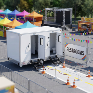 Toilettes mobiles de luxe pour l'extérieur – Remorque WC portable et mobile - Product Image 1