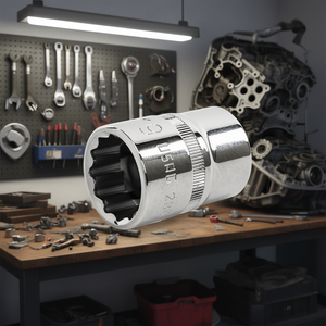 Clé à douille 235 1/2 N, 12 points, en acier au chrome vanadium, pour réparation automobile - Product Image 3