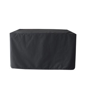 Housse de protection pour meubles d'extérieur, noire, en tissu Oxford 210D, imperméable et anti-poussière, pour table et chaise de jardin, style américain - Product Image 4