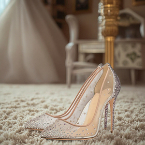 Туфли на высоком каблуке с красной подошвой - Product Image 5