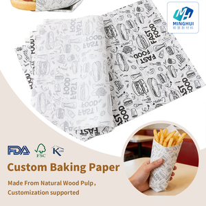 נייר אפייה מודפס בהתאמה אישית, צד אחד, 40 גרם, עמיד במיוחד, חתוך לפי מידה, לאפיית פיצה - Product Image 1