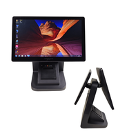 Caja Registradora Todo en Uno con Impresora Térmica Integrada, Pantalla Táctil de 15.6 Pulgadas, Terminal Punto de Venta para Minoristas, Restaurantes y Hospitales