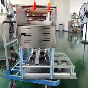 Machine de scellage sous vide semi-automatique multifonction 4 tasses en <span class=keywords><strong>acier</strong></span> inoxydable 304, haute précision pour le remplissage et le formage de barquettes en plastique - Product Image 5