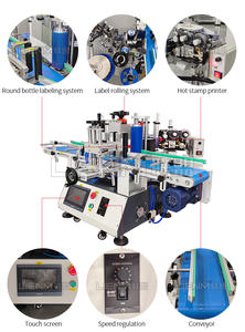 Machine d'étiquetage de bouteilles rondes semi-automatique de bureau LIENM pour les petites entreprises, machine d'étiquetage de bouteilles - Product Image 2