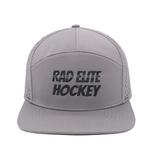 Adult 7-Panel Oxford Dot Baseball Cap with Hand Embroidery Logo Unisex Sporty Style - Product Image 1