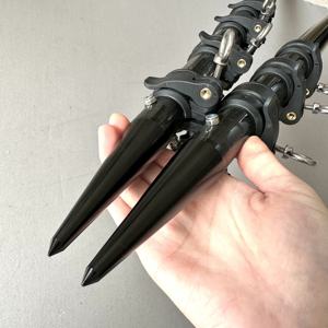 Vente en gros de <span class=keywords><strong>tigresse</strong></span> jeu d'échafaudage à gréement unique pêche sportive oc1 grue hydraulique camion télescopique en fibre de carbone outrigger - Product Image 2