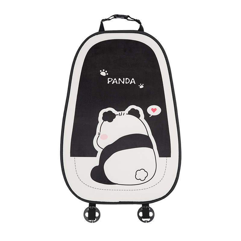 Coussin de siège avec dossier en peluche Panda