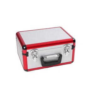 Custodia in alluminio personalizzata di migliore qualità <span class=keywords><strong>a</strong></span> prezzo più basso con profilo nero e pannello rosso - Product Image 4