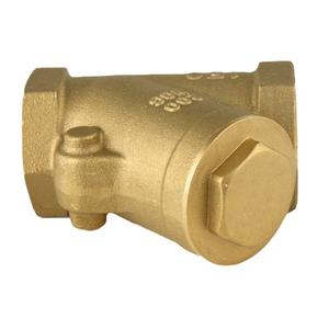 Vanne de retenue à angle en Y à filetage interne en laiton de norme américaine, vanne en cuivre à sens unique de type Y - Product Image 3
