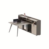 Bureau de direction moderne et luxueux pour patron ou PDG, convertible et extensible, en panneaux de bois, mobilier de bureau