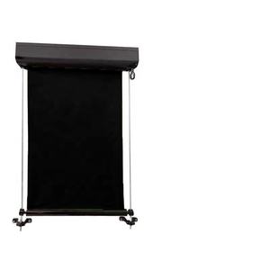 Stores et stores d'<span class=keywords><strong>extérieur</strong></span> <span class=keywords><strong>avec</strong></span> <span class=keywords><strong>guide</strong></span> de câble et de fil noir et gris <span class=keywords><strong>avec</strong></span> housse - Product Image 1