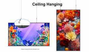 Pantallas de señalización digital para exteriores de 32, 43 y 65 pulgadas para ascensor 2K4K 400-3000 NITS, pantalla de publicidad colgante, pantalla de ventana de tienda - Product Image 4