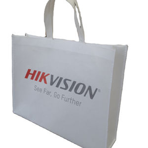 Bolsas de Compras Personalizadas de Tela No Tejida Laminada Reciclada de Colores con Logotipo para Festivales - Product Image 1