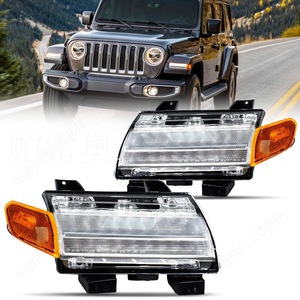 Luces antiniebla Wolf Lake para vehículos con reflectores para Jeep Wrangler 2018-2022, lámpara halógena, focos para parachoques delantero - Product Image 4