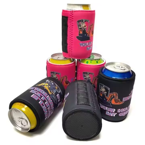 กล่องเก็บเครื่องดื่มทำจากยางเทียมขนาด12ออนซ์มีฉนวนกันความร้อนแม่เหล็กสำหรับใส่กระป๋องขวดคูลเลอร์ - Product Image 5