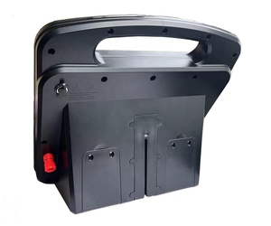 Électrificateur <span class=keywords><strong>de</strong></span> clôture solaire IP65 extérieur 20KM 1Joule 9.5-11.5KV à batterie lithium pour bétail, modélisation 3D - Product Image 5